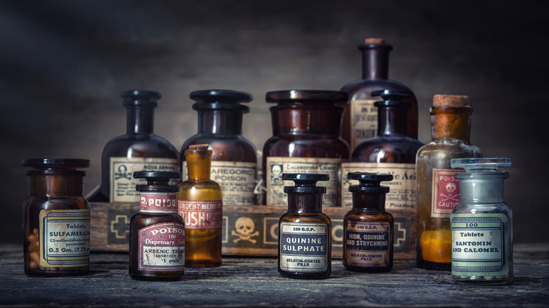 old medicine bottles