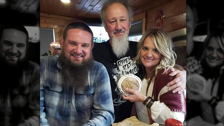 Donnie Benton and Teresa Coomer Mays at a bar