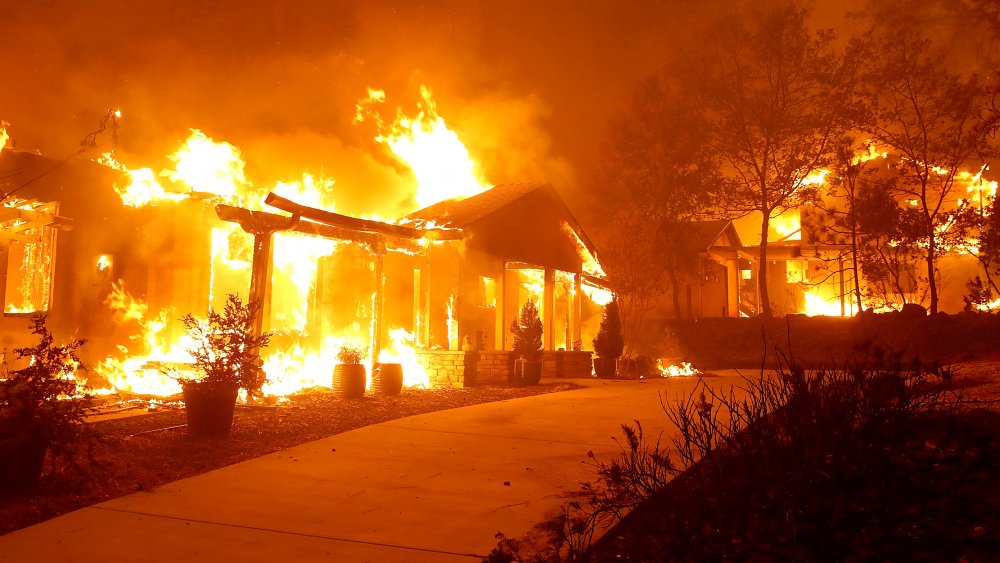 Fire caused by PG&E in Paradise, California