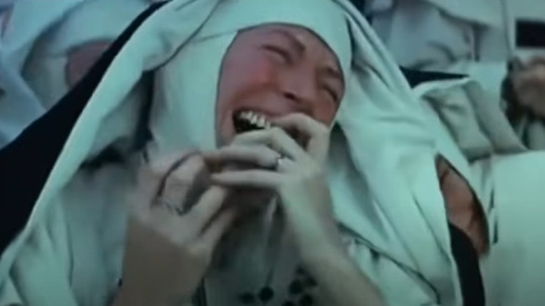 Nuns crying in movie "The Devils"