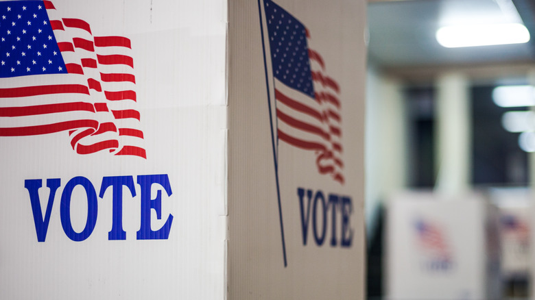 U.S. elections voting booth