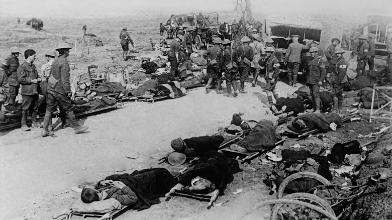 British troops hanging out
