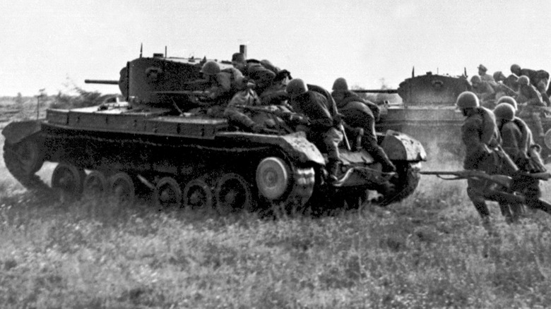 Red Army advance at the battle of kursk