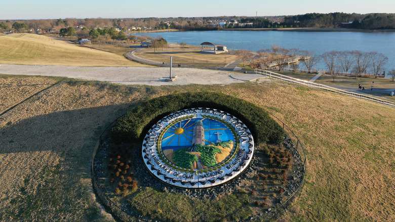 The top of Mount Trashmore 