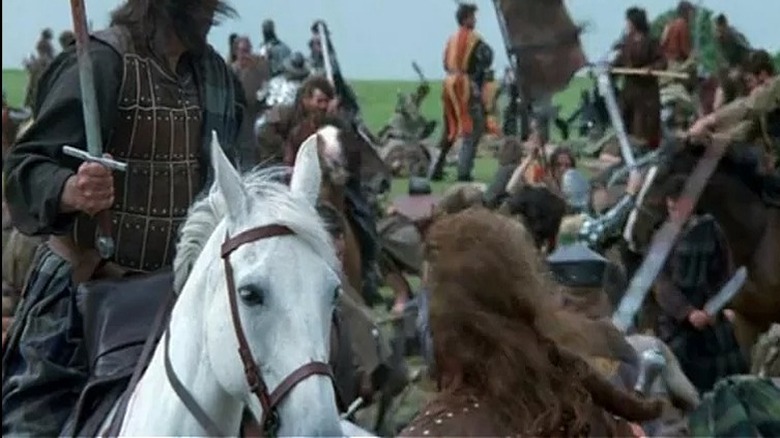 still from battle scene in Braveheart