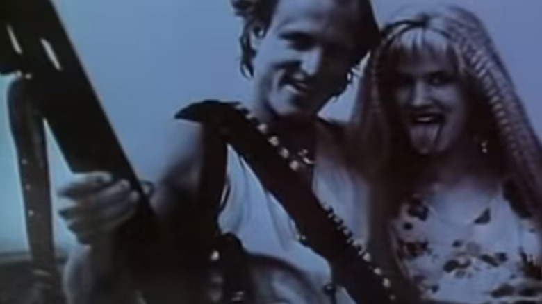 natural born killers posing for the camera