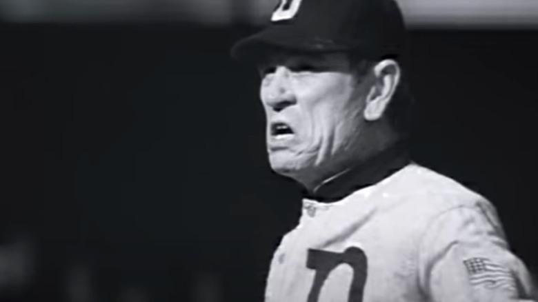 Tommy Lee Jones as baseball player Ty Cobb in the movie Cobb