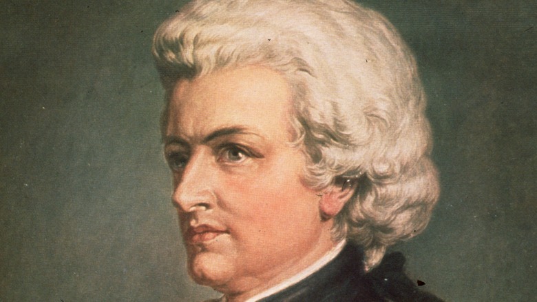 portrait of Wolfgang Amadeus Mozart