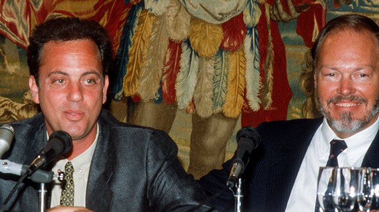 Billy Joel with then-business manager Frank Weber
