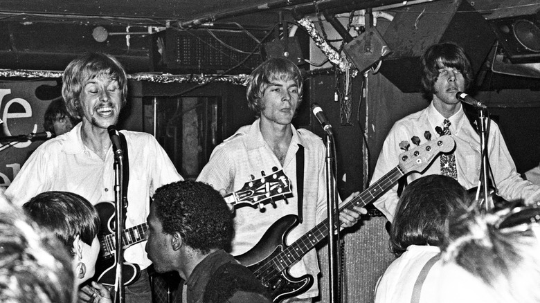 Moby Grape performing in club on stage