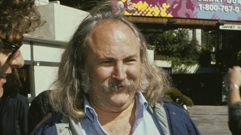 David Crosby smirking