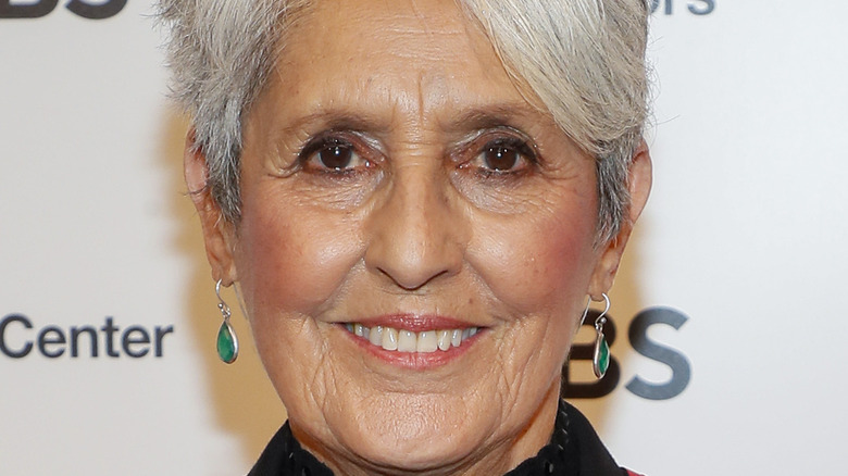 Joan Baez smiling