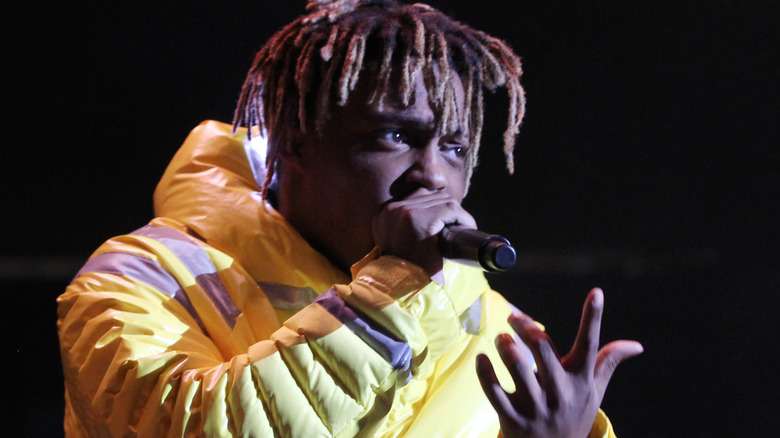 juice wrld at the mic