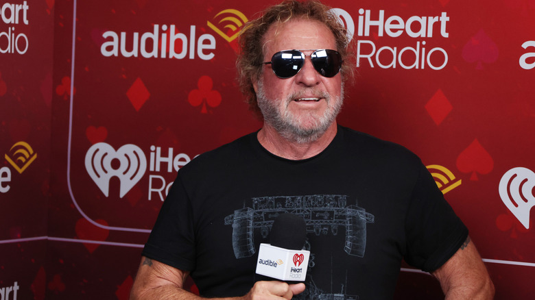 Sammy Hagar at an iHeart Radio media event.