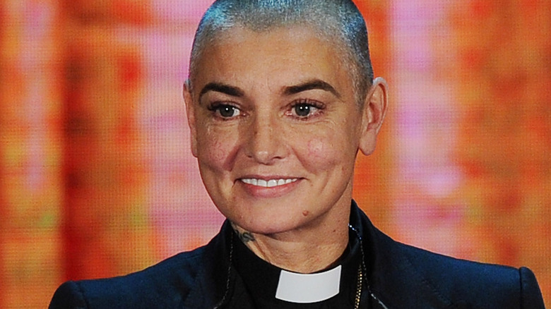 Sinead O'Connor priest collar