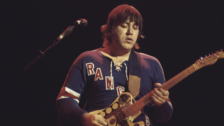Terry Kath playing guitar with Chicago