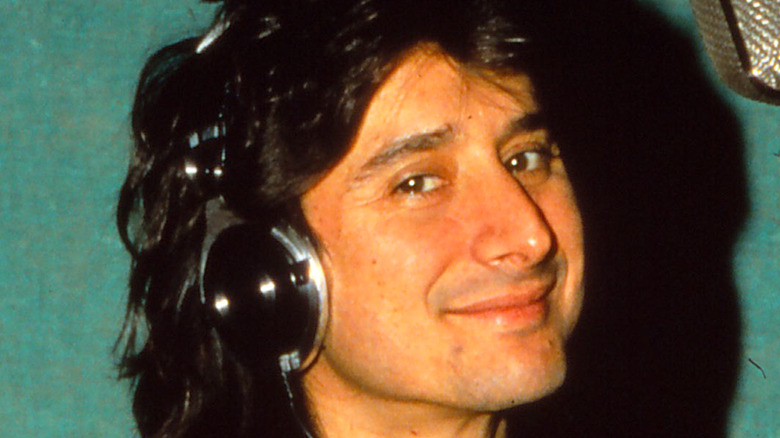 Steve Perry smiling headphones