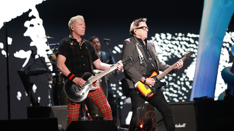 The Offspring on stage at a festival in 2025