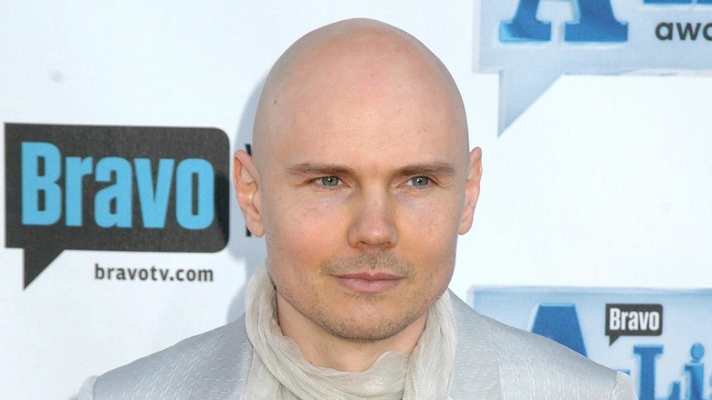 Billy Corgan on a Bravo red carpet