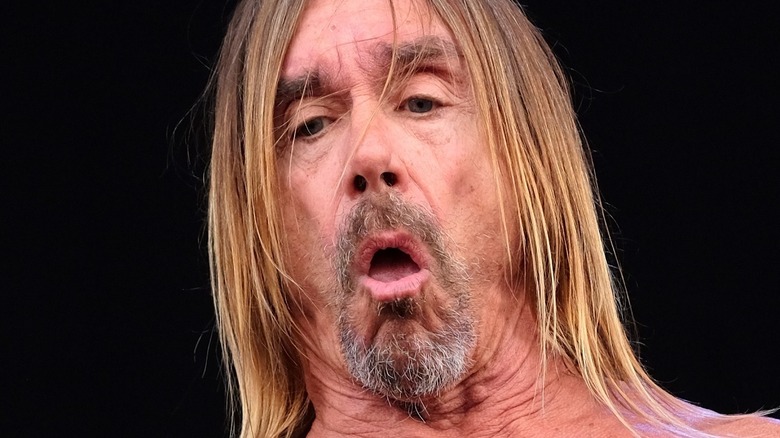 Iggy Pop performing