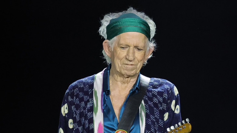 Keith Richards performing