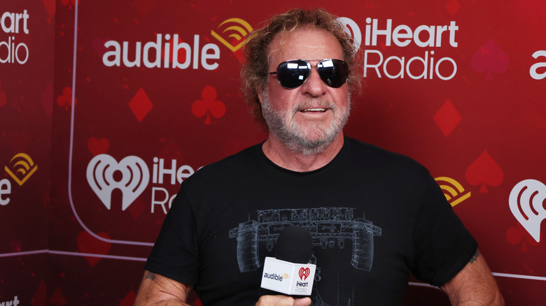 Sammy Hagar at an iHeart Radio media event.
