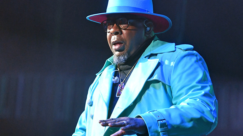 Bobby Brown onstage in 2022
