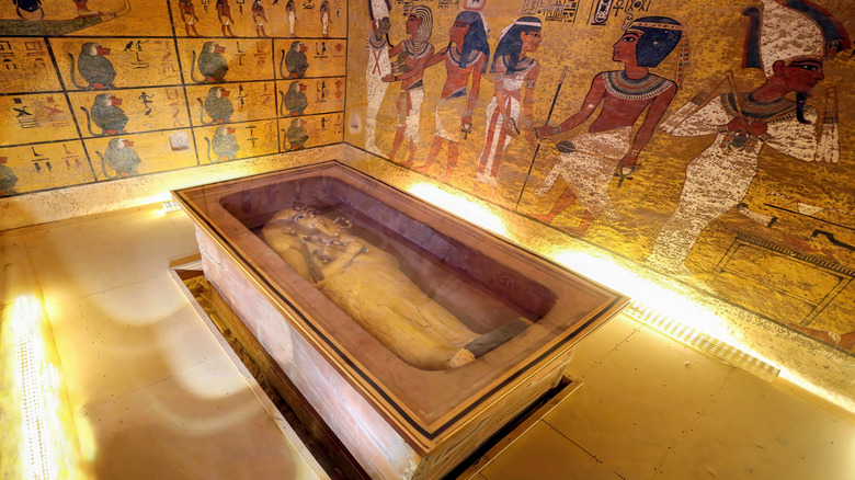 King Tut's burial chamber