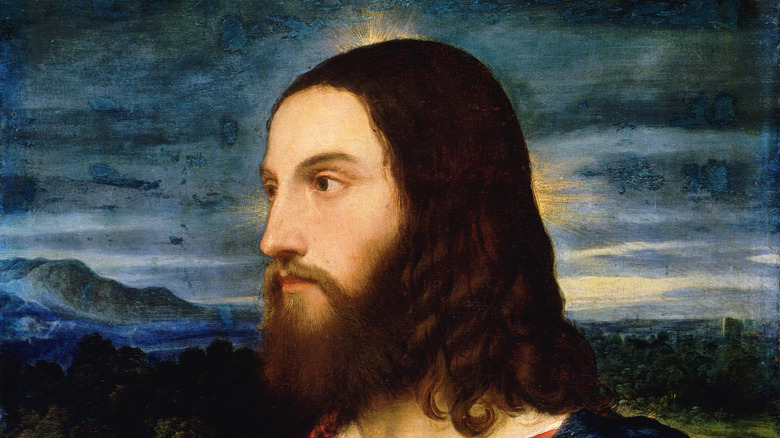 portrait of Christ by Titian