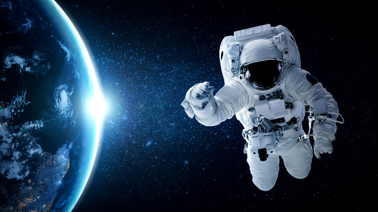 Astronaut in space