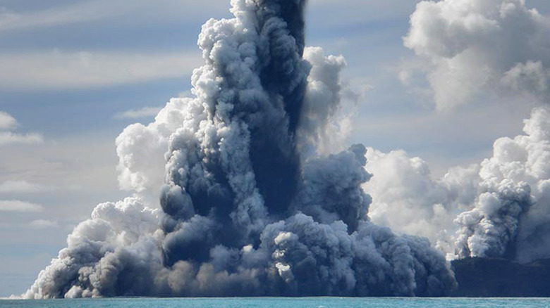 Tongan volcanic eruption