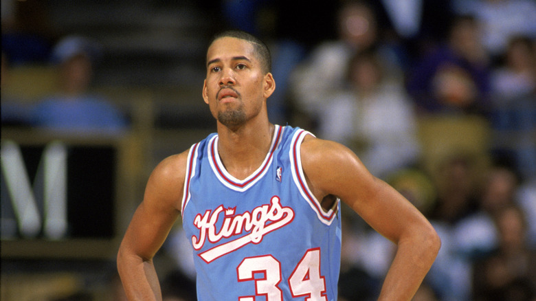 Ricky Berry playing basketball