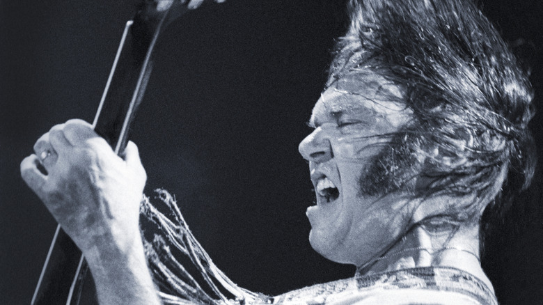 Neil Young on stage