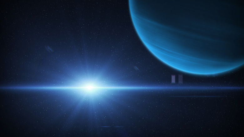 A view of the sun from Neptune