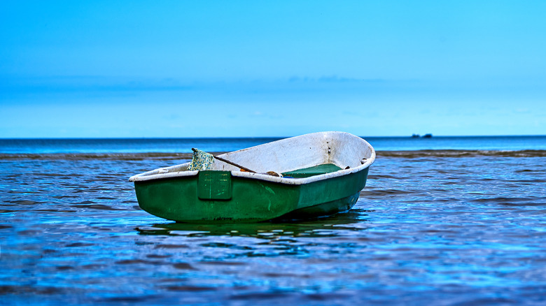 Fishing boat in water