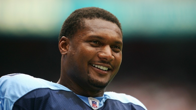 Steve McNair smiling
