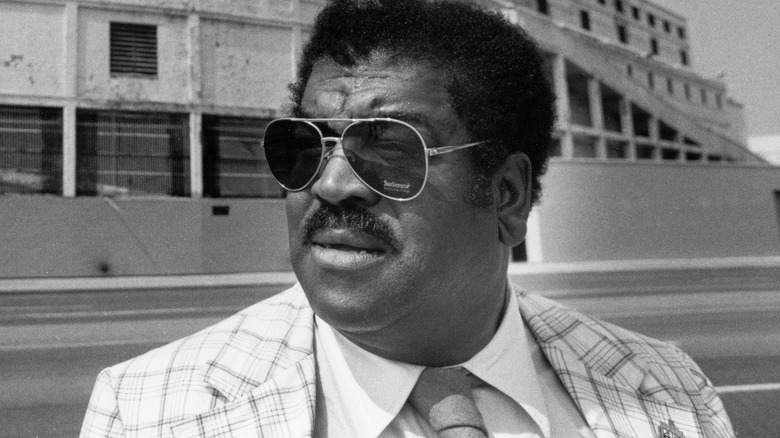 Night Train Lane posing for photo