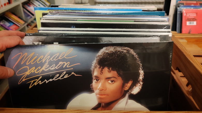 Copy of 'Thriller' by Michael Jackson in record store