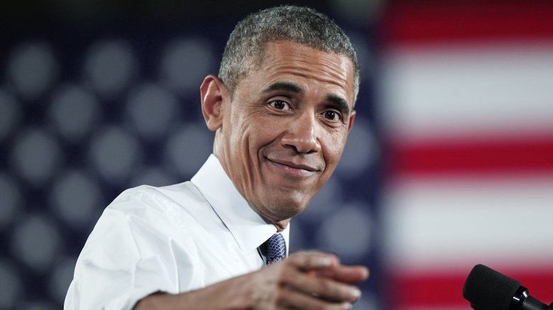 Barack Obama smiling