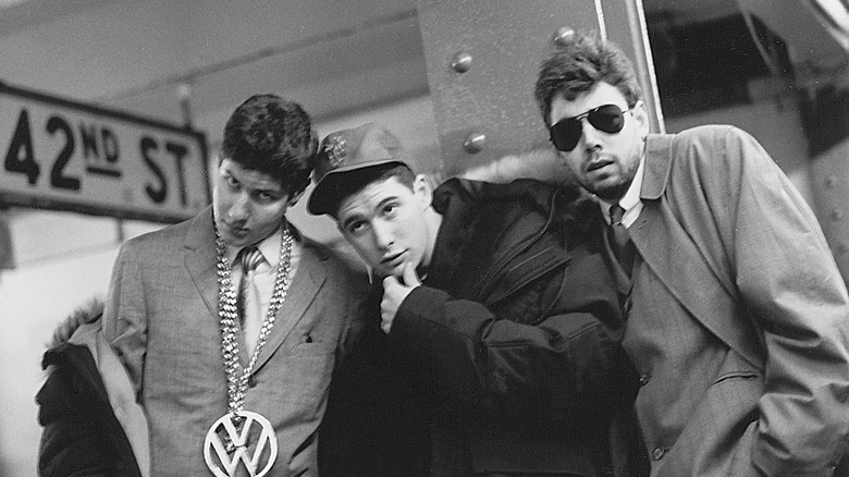 Beastie Boys in a subway station