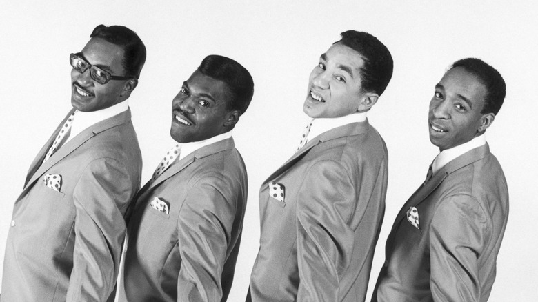 Smokey Robinson and the Miracles pose for publicity photo