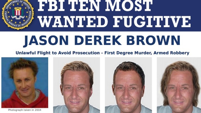 FBI wanted poster of jason brown
