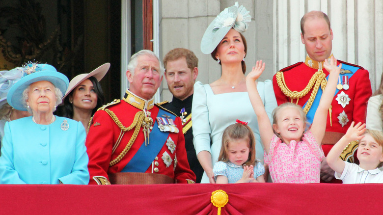 The Royal Family At Buckingham Palace
