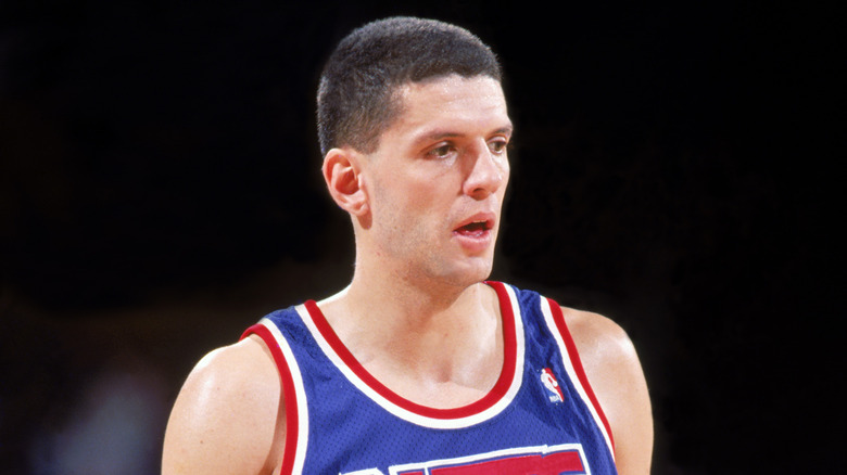 Drazen Petrovic mouth open