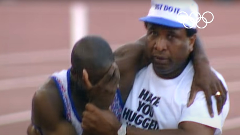 Derek Redmond and his father
