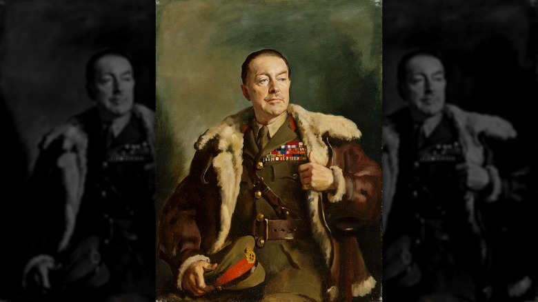 General Harold Alexander wool jacket portrait