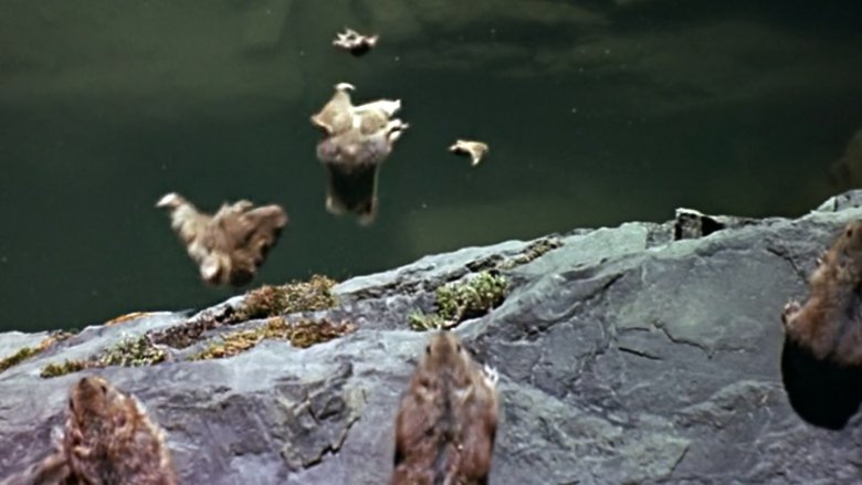lemmings jumping off cliffs disney