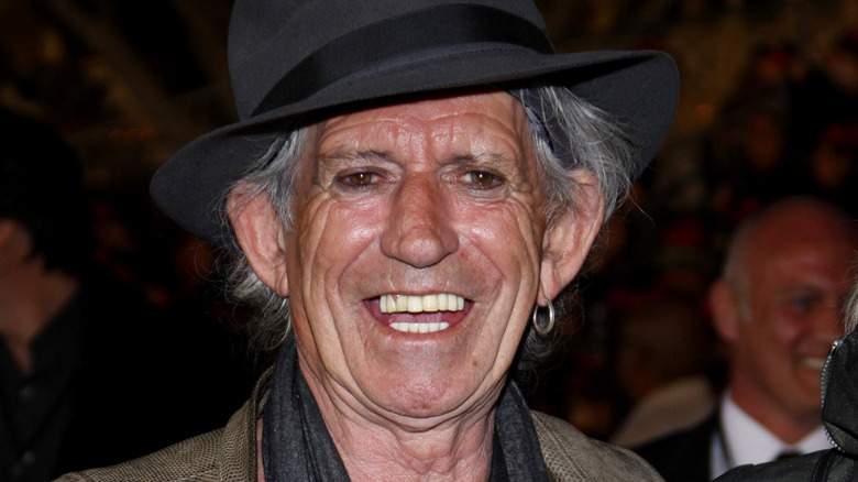 Keith Richards smiling