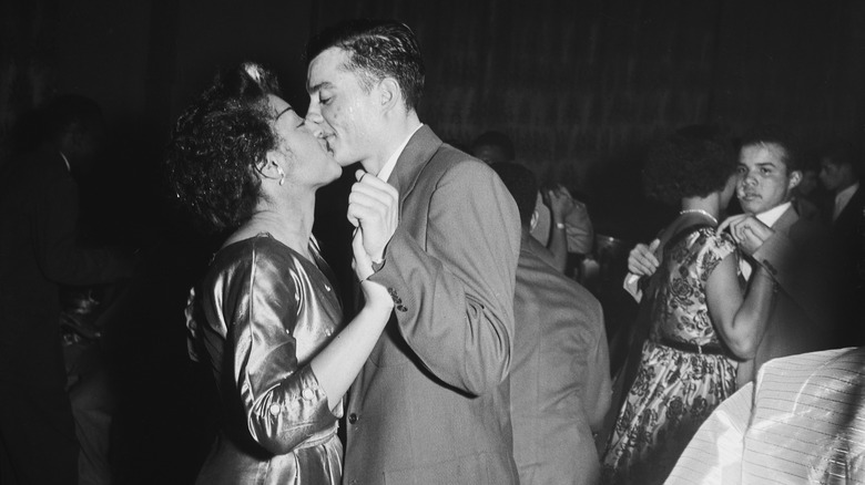 A couple dancing in 1956