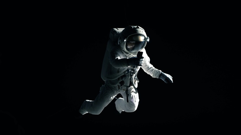 astronaut floating